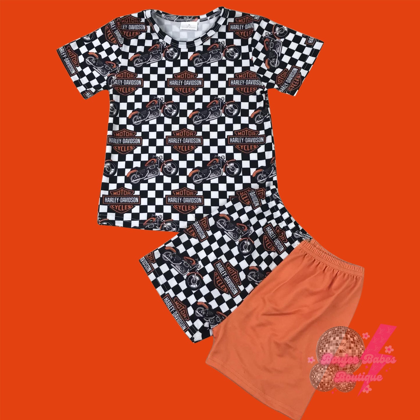 Harley checkered set