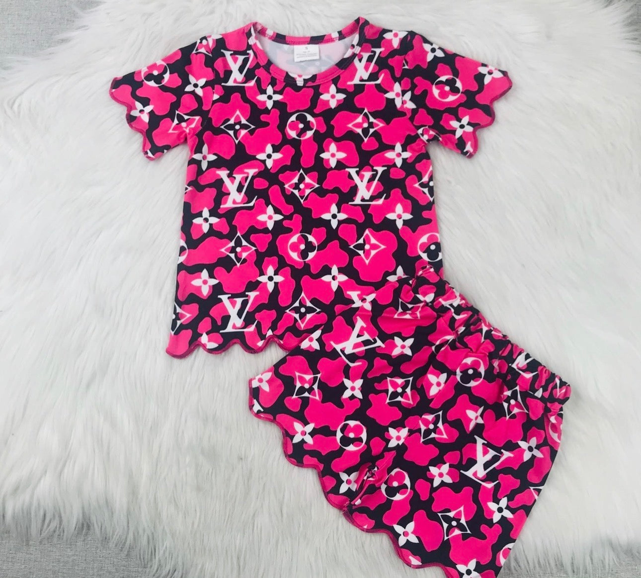 boujee camo girl sets