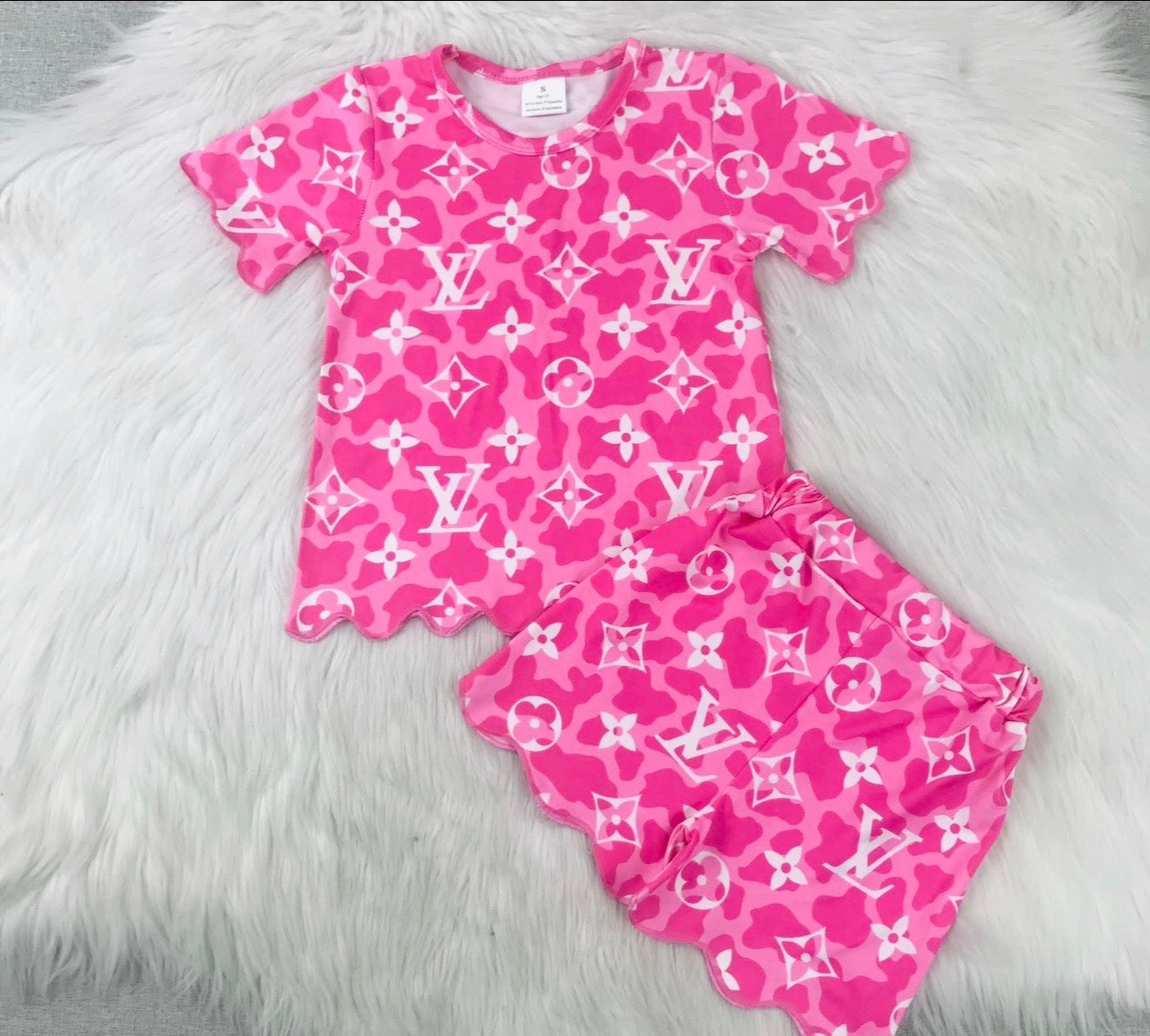 boujee camo girl sets