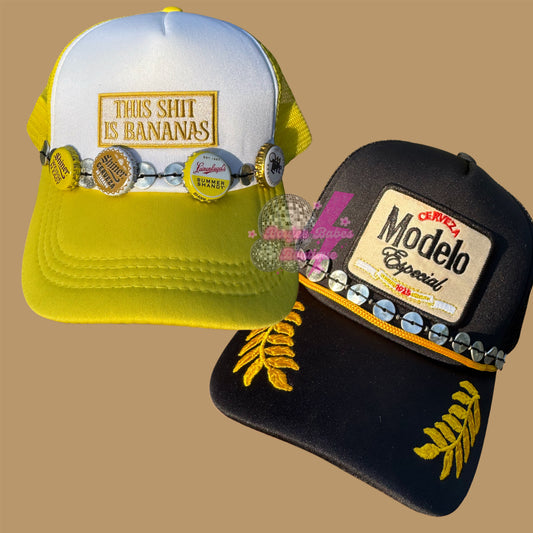 Mystery trucker hats