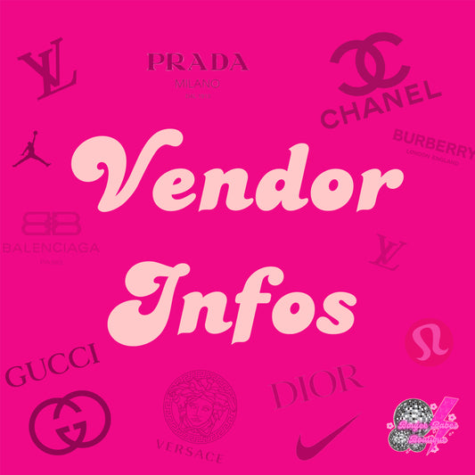 DESIGNER VENDOR LIST