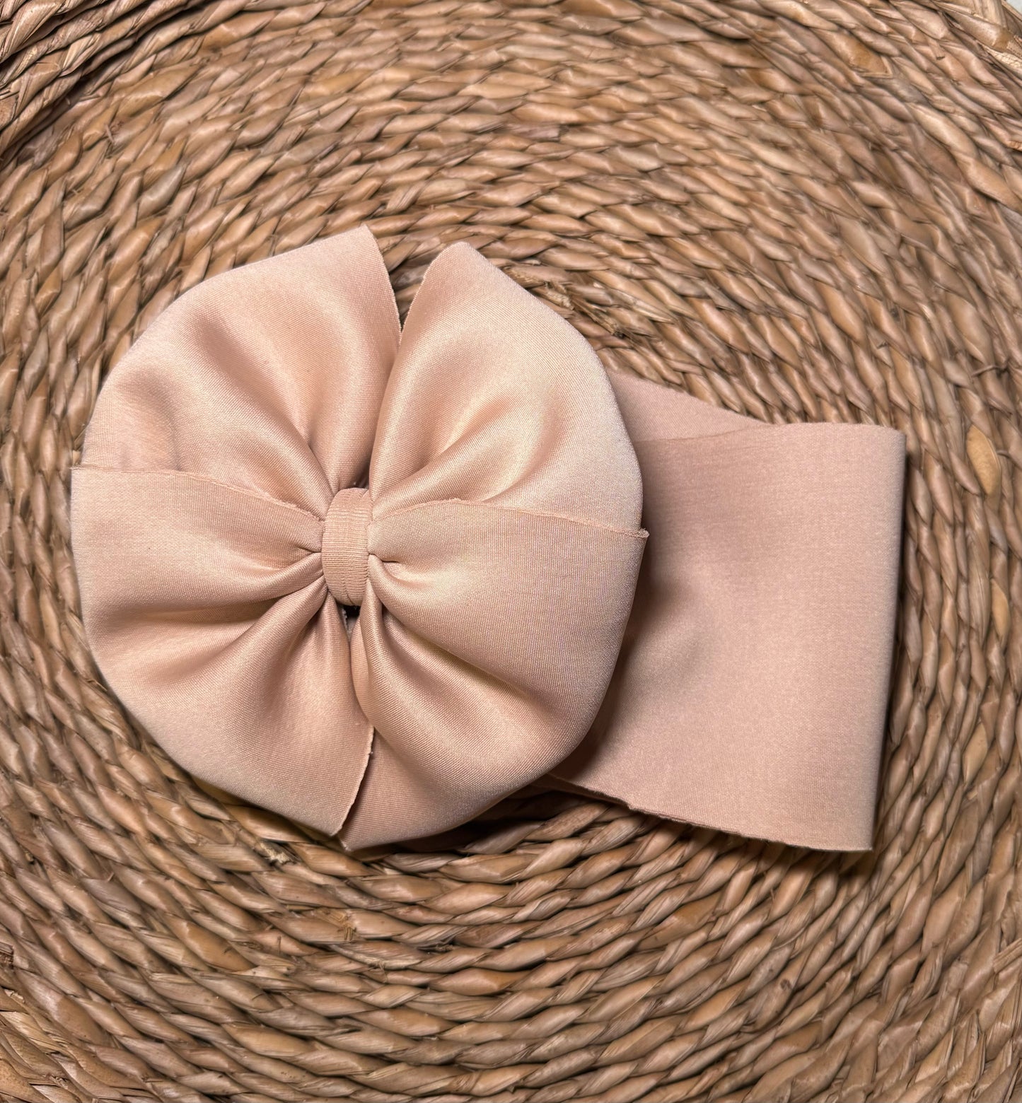 scuba solid tan bow