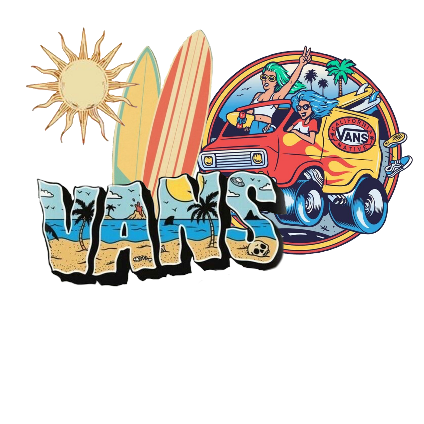 Beach vans png